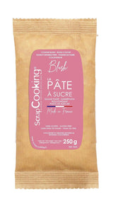 ScrapCooking - Pâte Ã Sucre Vert Sauge 250 g - Colourant d'Origine Naturelle - Sans Gluten, Sans Huile de Palme - Pour Gâteaux, Pâtisseries Anniversaire - Vert Pastel - Fabrikie en France - 7621 Cukrová pasta Naty Shop Pink blush
