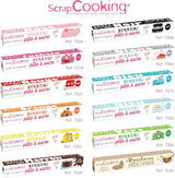 ScrapCooking - Růžová fondánová roláda â'¬ 36 cm - Rolovaný černý fondán 430 g - Dortový topper fondánová ozdoba na dorty, pečení, narozeniny, párty - Růžová - 7264 Cukrová pasta Naty Shop