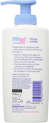 Sebamed Baby and Child Care Lotion s panthenolem, 2 balení, 2 x 200 ml, šetrně pečuje o jemnou dětskou pokožku, také o suchou pokožku a podráždění Děti - Koupel a péče o pleť Naty Shop