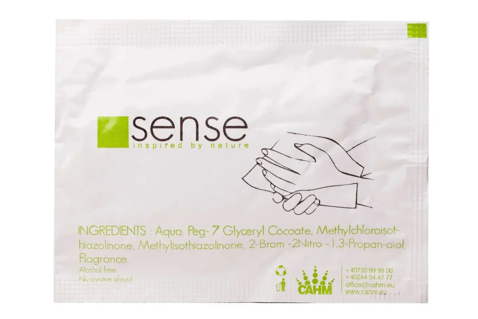 Osvěžující hotelový ubrousek – Sense Cosmetica Hoteliera Naty Shop