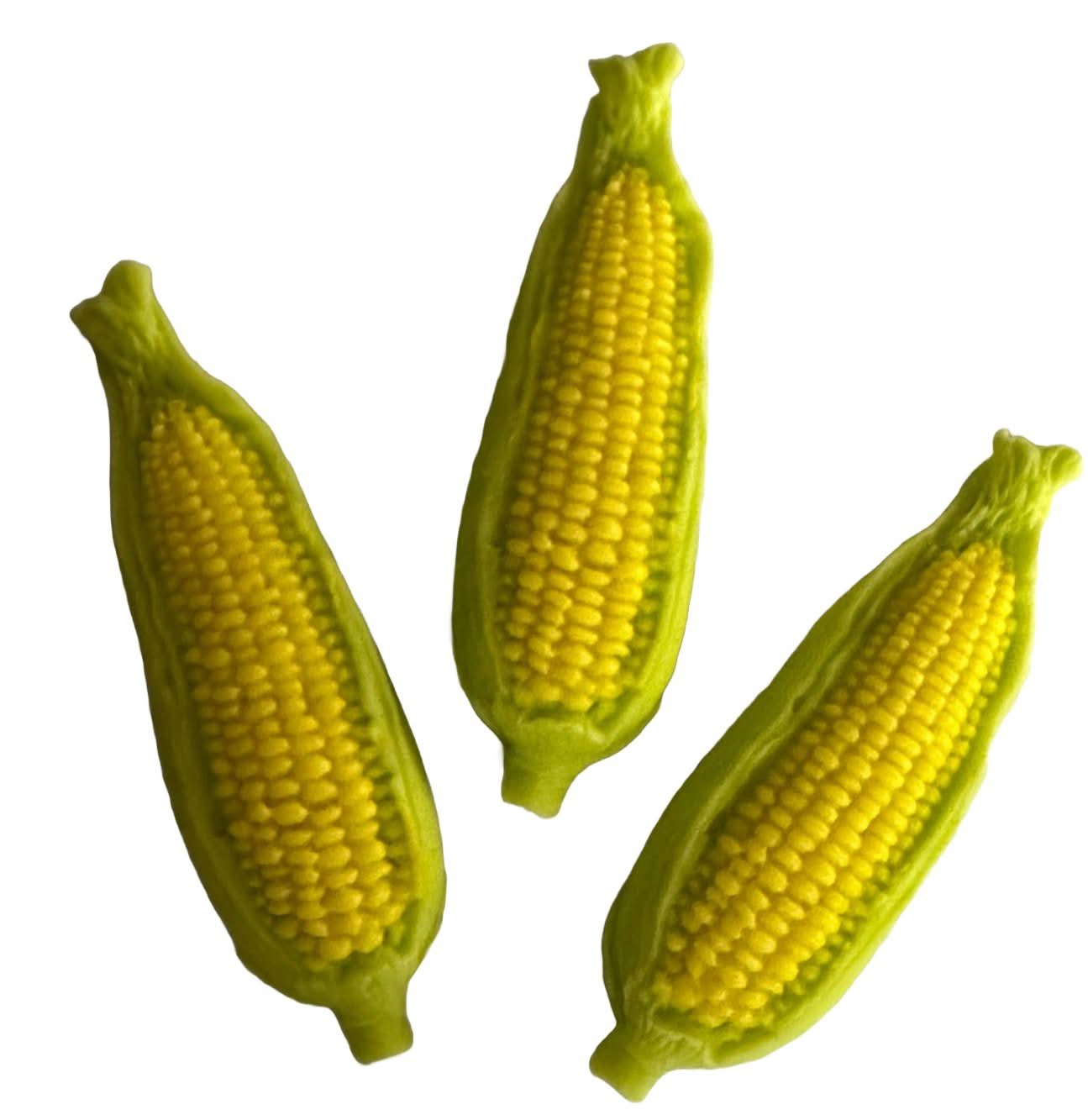 Sada 3 jedlých cukrových dekorací, ozdoby z cukrové pasty Corn Harvest Nati Shop