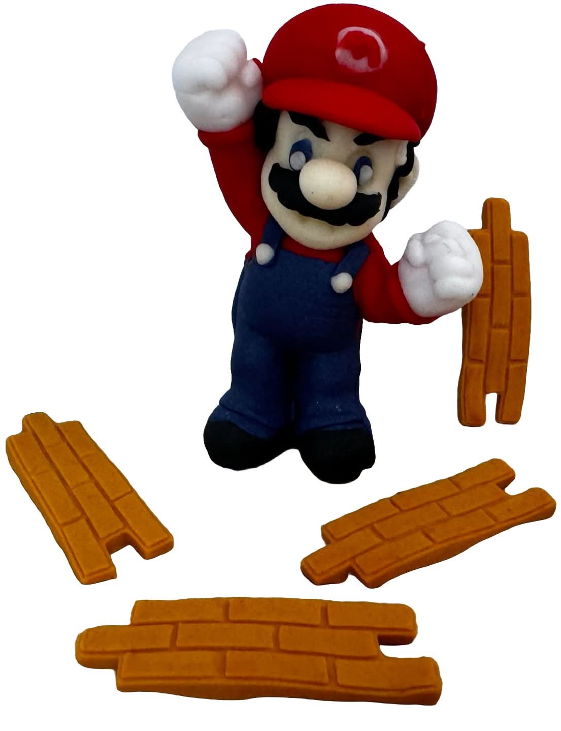 Sada 6 jedlých cukrových dekorací, dekorace z cukrové pasty Super Mario Nati Shop