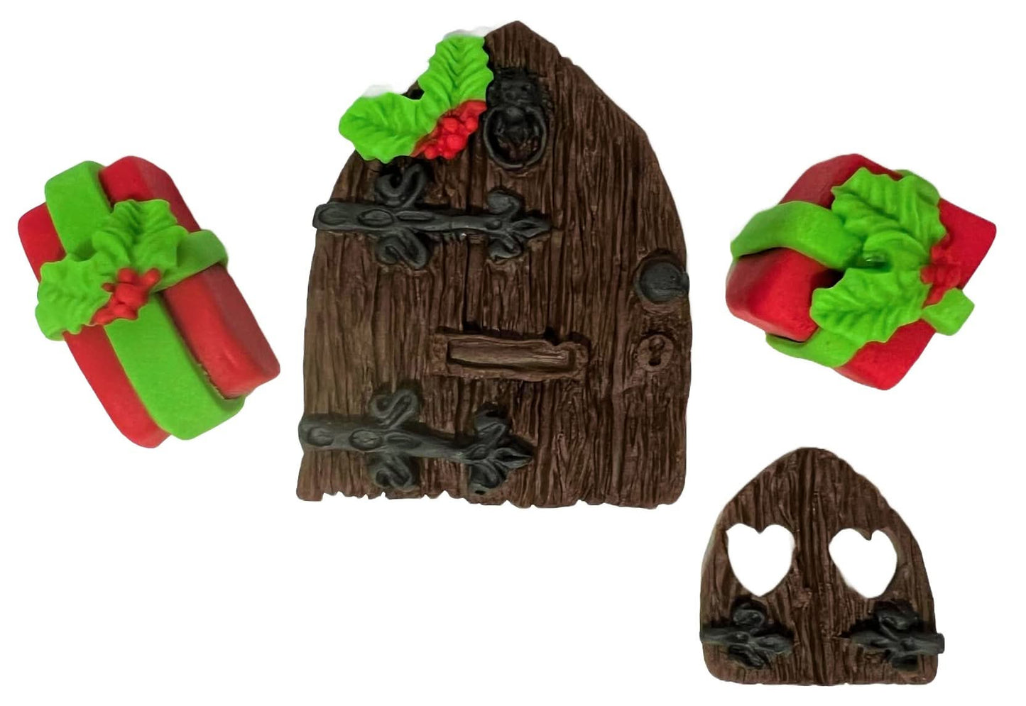 Sada jedlých cukrových dekorací, vánoční ozdoby z cukrové pasty Nati Shop