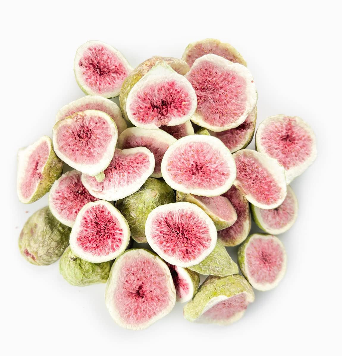 Lyofilizované fíky BRIX | Přírodní, sušené fíky 95 g | Great Taste Award za sušené ovoce, sušené | Bez GMO, Bezlepkové, Veganské, Zadržené vitamíny Naty Shop Dehydratované produkty