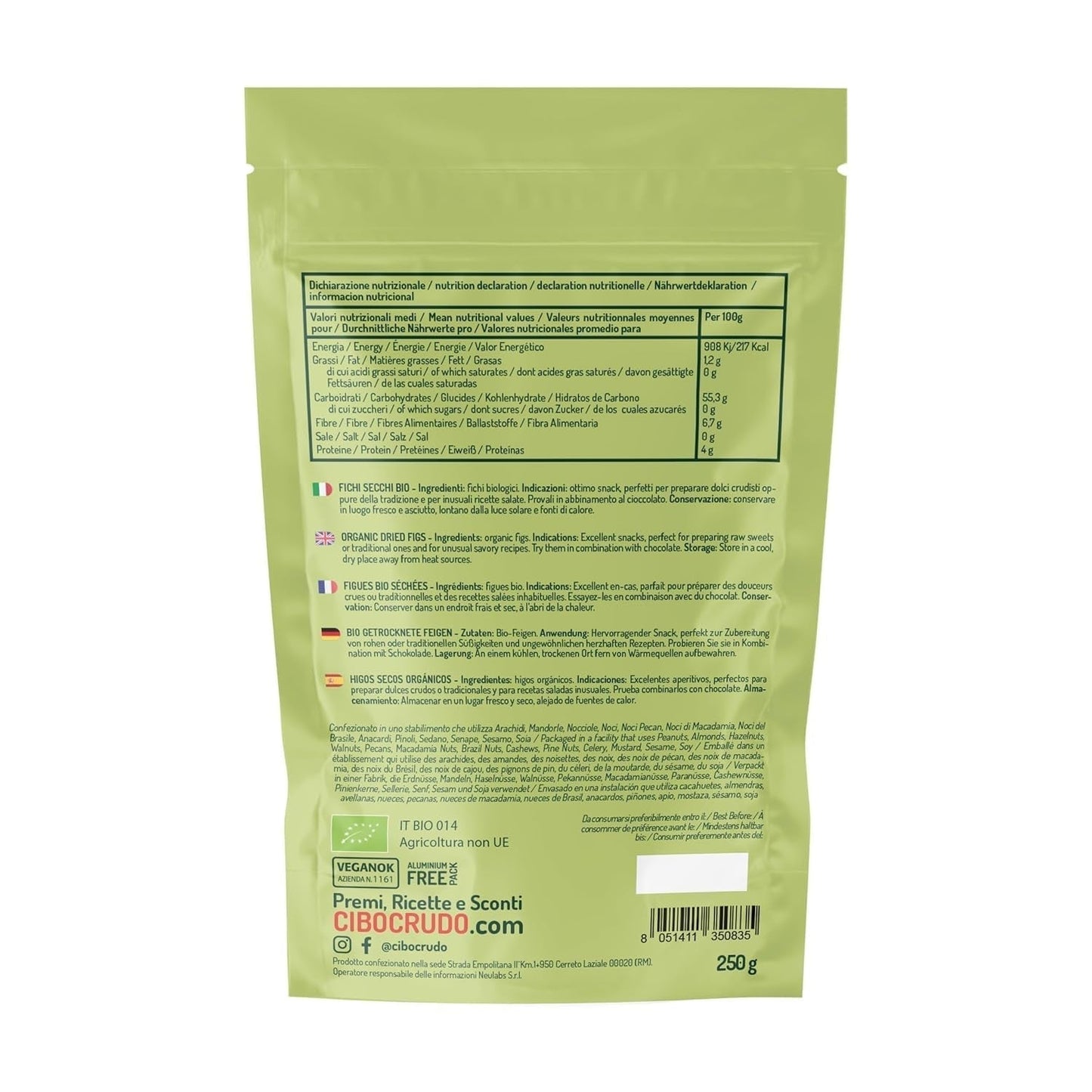Neslazené bio sušené fíky - 250g. Sušené turecké fíky neslazené. Vysoce kvalitní přírodní produkt. Organické sušené fíky. Dehydrované produkty Naty Shop