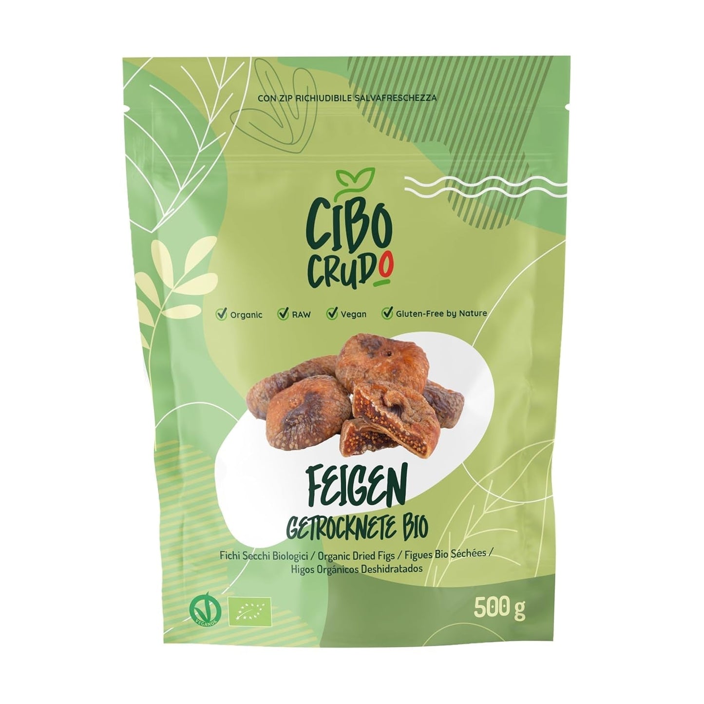 Neslazené bio sušené fíky - 250g. Sušené turecké fíky neslazené. Vysoce kvalitní přírodní produkt. Organické sušené fíky. Naty Shop dehydratované produkty 500 G (1 balení)