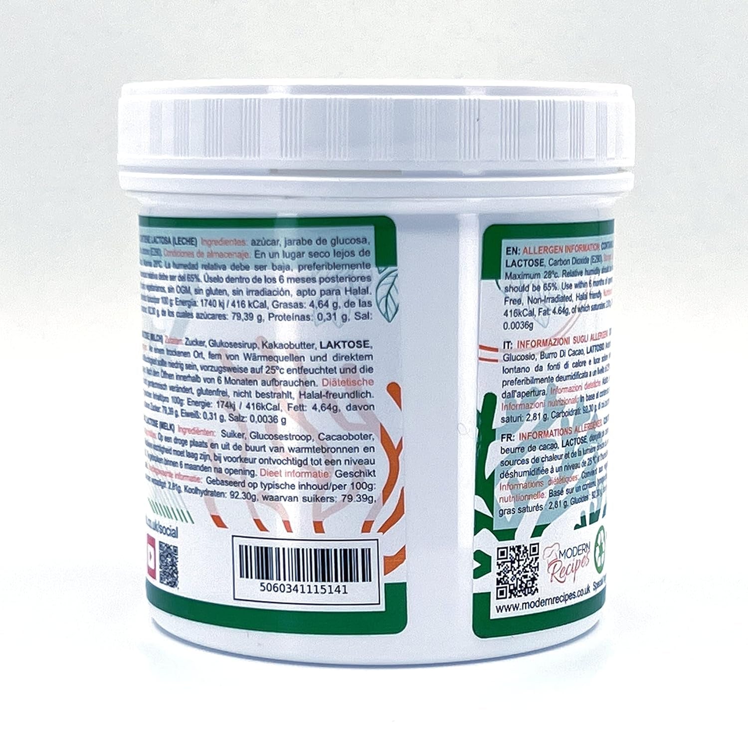 Speciální ingredience Crackle Crystals Crackle 500g Nejvyšší kvalita, bez GMO, ideální pro dorty, sladkosti a zmrzlinu Cukrová pasta Naty Shop