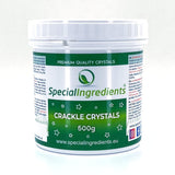 Speciální ingredience Crackle Crystals Crackle 500g Nejvyšší kvalita, bez GMO, ideální pro dorty, sladkosti a zmrzlinu Naty Shop Sugarpaste 500G (1 balení)