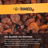 Sultanas rozinky 1kg | Smyrna Rozinka | Sušené rozinky Sultanas z Izmiru | 100% tureckého původu | Kvalitní občerstvení | ve vláknině ze sušených hroznů | Dehydrované produkty Naty Shop