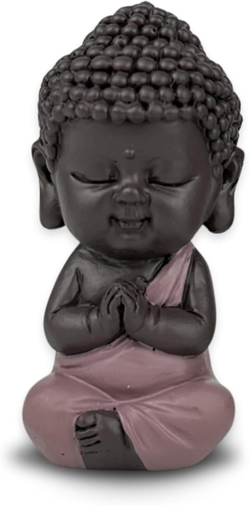 Soška Baby Buddha Pink Toga - Inspirativní a radostná figurka - Zaměření na pozitivní talisman - Nápad na roztomilý a duchovní dárek - V 7 cm - Sošky a plastiky Zen'Light Naty Shop Výchozí název