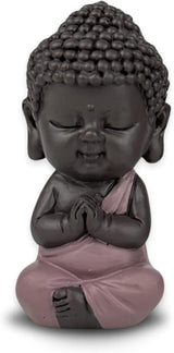 Soška Baby Buddha Pink Toga - Inspirativní a radostná figurka - Zaměření na pozitivní talisman - Nápad na roztomilý a duchovní dárek - V 7 cm - Sošky a plastiky Zen'Light Naty Shop Výchozí název