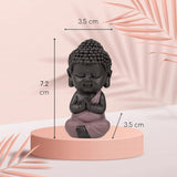 Figurka Baby Buddha Pink Toga - Inspirativní a veselá figurka - Pozitivní talisman Soustředění - Roztomilý a duchovní nápad na dárek - V 7 cm - Zen'Light Sošky a plastiky Naty Shop