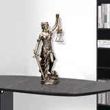 Socha Lady Spravedlnosti 30,5 cm Socha Spravedlnosti Socha Bohyně Spravedlnosti Řecko-římský Anděl Spravedlnost Slepé sochy pro dekor Sošky a plastiky Naty Shop