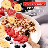 Jahodovo-banánový mix 200g - lyofilizované jahody a lyofilizované banány jako lahodná svačina v sáčku Dehydrované produkty Naty Shop