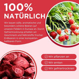 Letní lyofilizované jahody - balení 5 ks - bez cukru, 100% přírodní, lahodné křupavé svačiny pro děti i dospělé, ideální do cereálií a svačinových krabiček (55 g) Dehydrované produkty Naty Shop