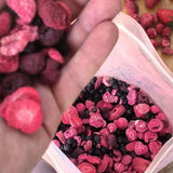 Mrazem sušené ovoce Super Berries | XL 300g Sušené ovoce bez cukru | Sušené ovoce | Sušené ovoce Lyofilizované Jahody Maliny Borůvky Lyofilizované ZingyZoo Dehydrované produkty Naty Shop