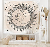 Tapiserie abakuhaus wanderlust zvířecí svět mapy kresby Home - Doplňky a dekorace Naty Shop charcoal grey tan 230L X 140B Cm