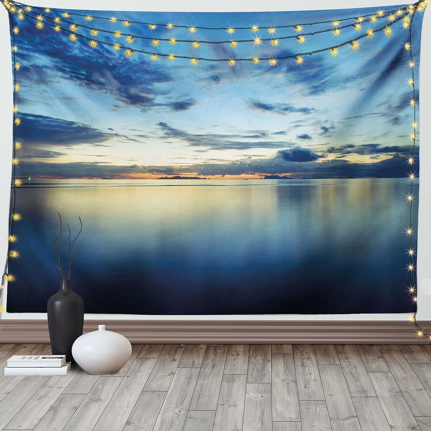 Tapiserie abakuhaus toulání zvíře mapa světa kresby Home - Doplňky a dekorace Naty Shop Modrá 230L X 140B Cm