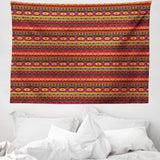 Tapiserie abakuhaus toulání zvíře mapa světa kresby Home - Doplňky a dekorace Naty Shop Tmavě červená oranžová 150L X 110B Cm