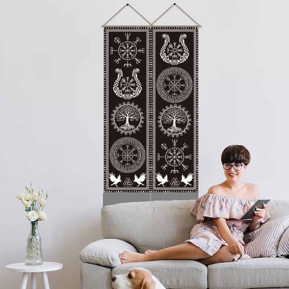 Tapiserie ahandmaker viking symbol strom života runy House - doplňky a dekorace Naty Shop