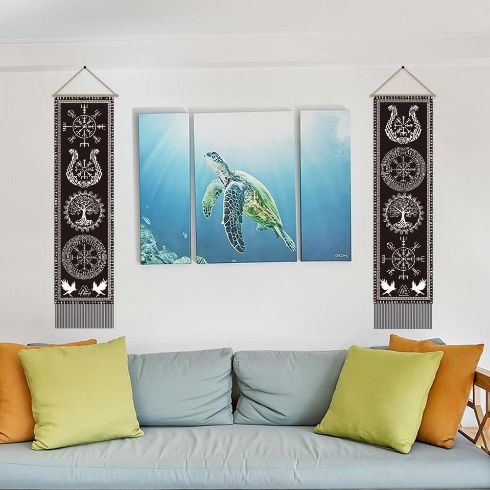 Tapiserie ahandmaker viking symbol strom života runy House - doplňky a dekorace Naty Shop