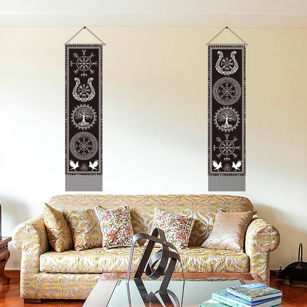 Tapiserie ahandmaker viking symbol strom života runy House - doplňky a dekorace Naty Shop