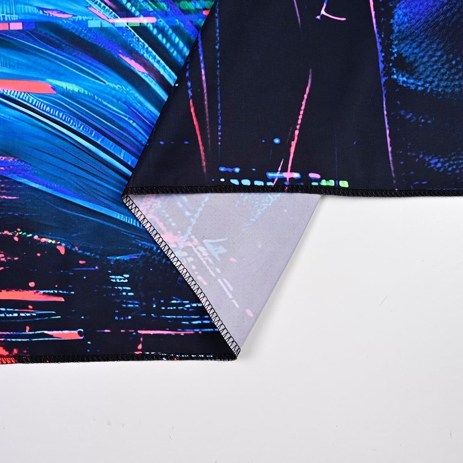 Tapiserie alishomtll fluorescenční lebka astronaut černé světlo Domů - Příslušenství a dekorace Naty Shop