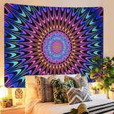 Tapiserie alishomtll barevná mandala black light art Home - Doplňky a dekorace Naty Shop