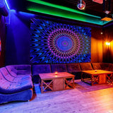 Tapiserie alishomtll barevná mandala black light art Home - Doplňky a dekorace Naty Shop
