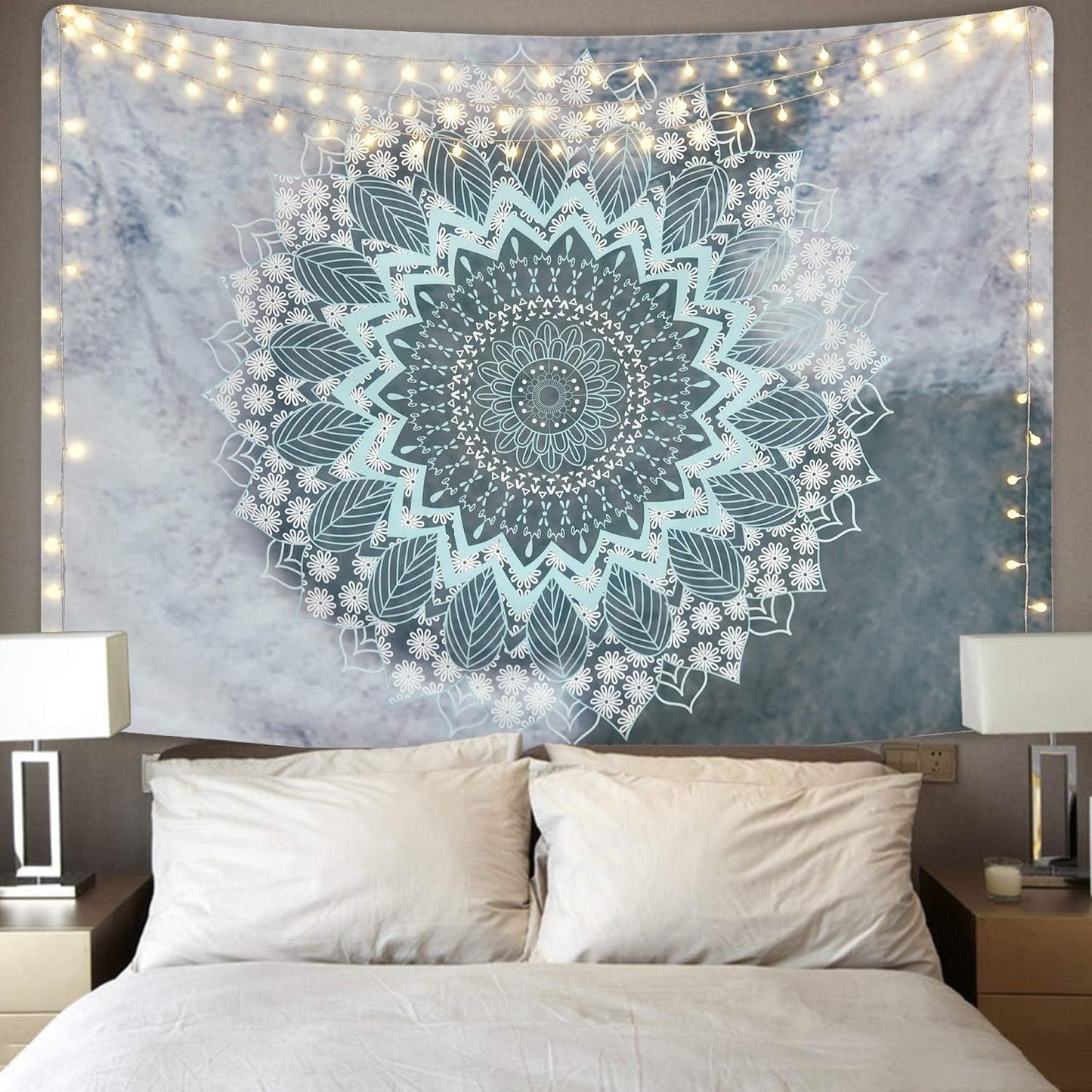 Tapiserie alishomtll indická mandala jóga hippie látka Home - Doplňky a dekorace Naty Shop