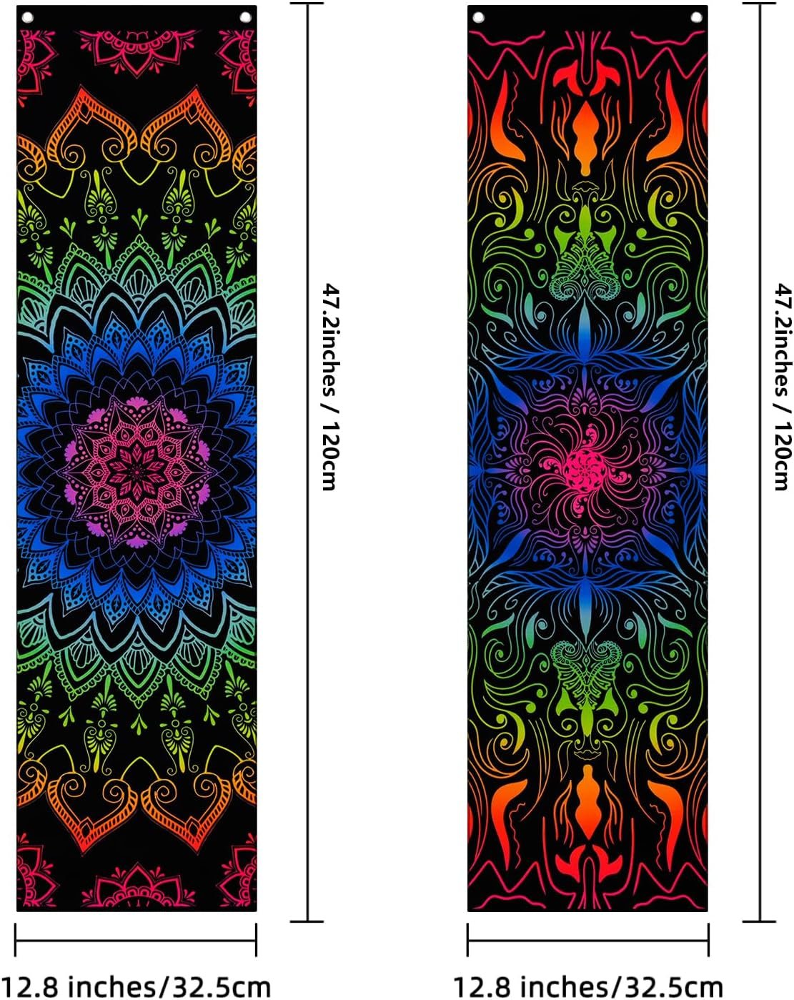 Tapiserie alishomtll pack mandala reaktivní bohémská vertikální Home - Doplňky a dekorace Naty Shop