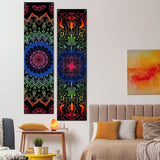 Tapiserie alishomtll pack mandala reaktivní bohémská vertikální Home - Doplňky a dekorace Naty Shop
