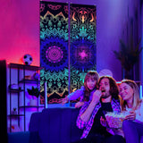 Tapiserie alishomtll pack mandala reaktivní bohémská vertikální Home - Doplňky a dekorace Naty Shop