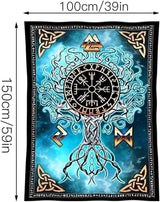 Nordic Viking art gobelín Viking House - Doplňky a dekorace Naty Shop