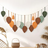 Tapiserie betylfoy nástěnný závěs velký dekorační list Home - Doplňky a dekorace Naty Shop Orange