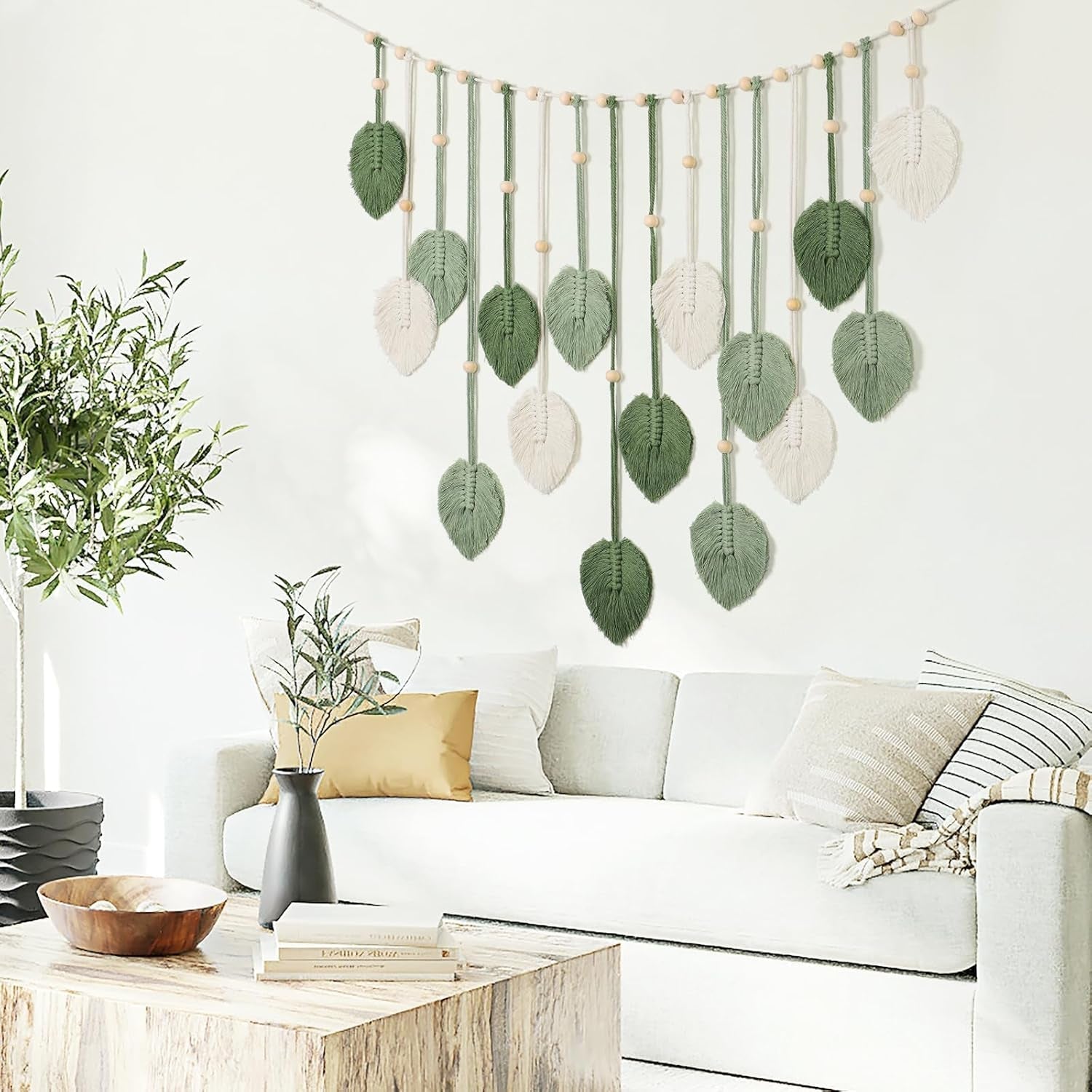 Tapiserie betylfoy nástěnný závěs velký dekorační list Home - Doplňky a dekorace Naty Shop