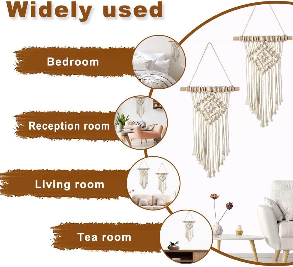 Ručně tkaný gobelínový závěs v elegantním stylu Home - Doplňky a dekorace Naty Shop