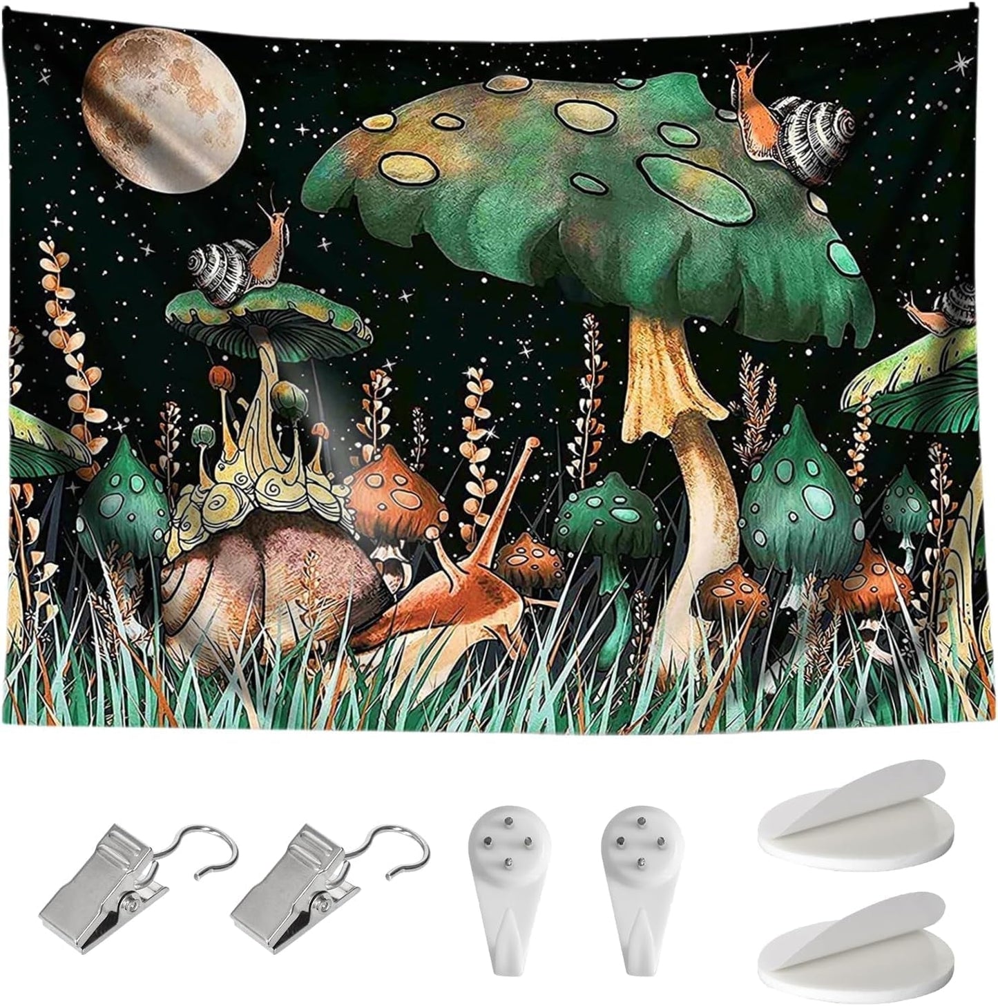 Tapiserie džungle houby visící šneci z lesa Home - Doplňky a dekorace Naty Shop