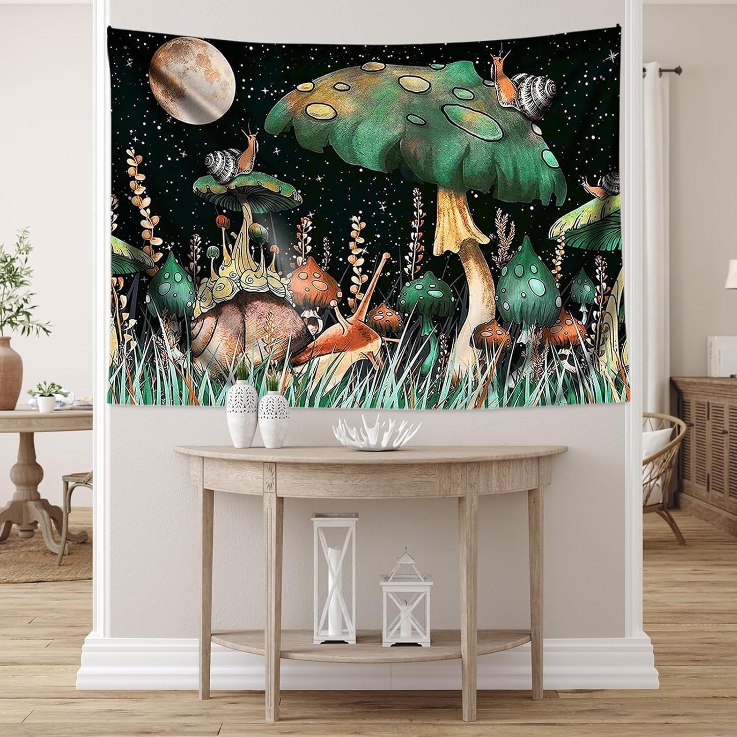 Tapiserie džungle houby visící šneci z lesa Home - Doplňky a dekorace Naty Shop Výchozí název