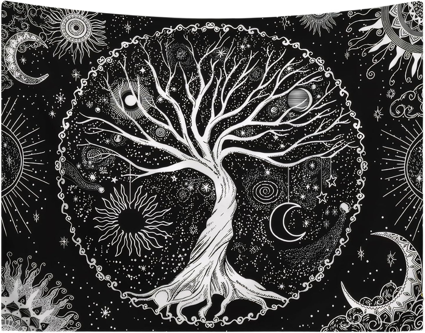 Life tree gobelín slunce měsíc Domů - Příslušenství a dekorace Naty Shop Výchozí název