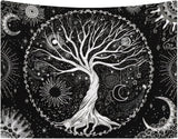 Life tree gobelín slunce měsíc Domů - Příslušenství a dekorace Naty Shop Výchozí název