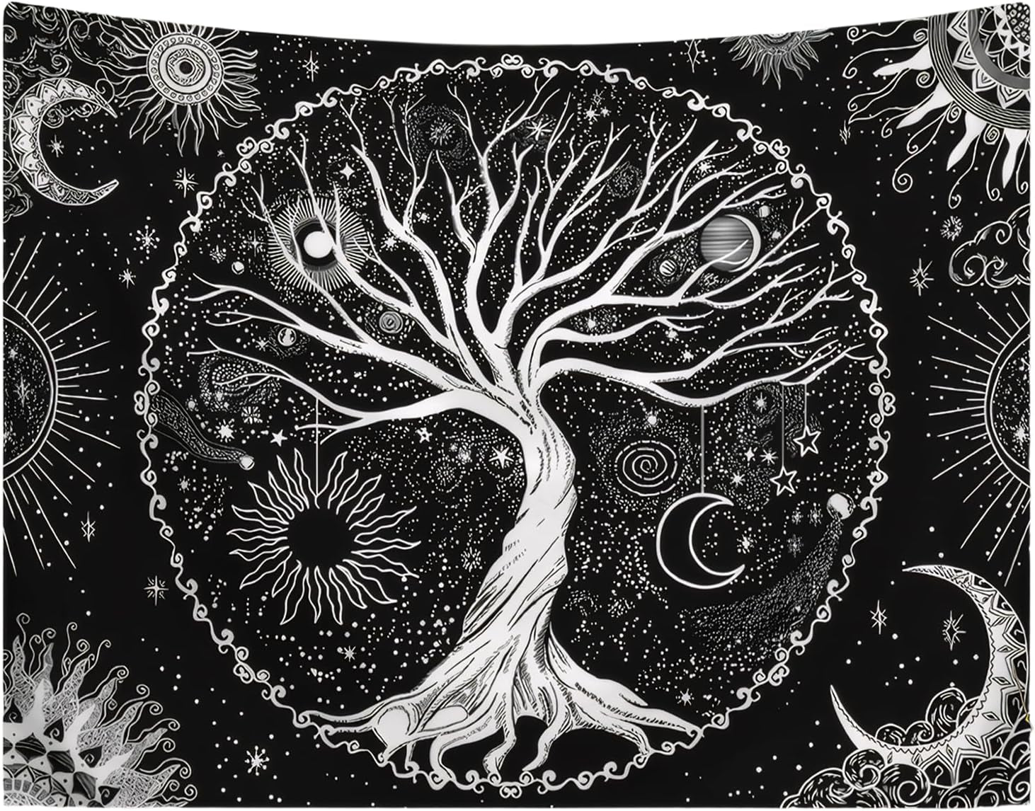 Life tree gobelín slunce měsíc Domů - Příslušenství a dekorace Naty Shop Výchozí název