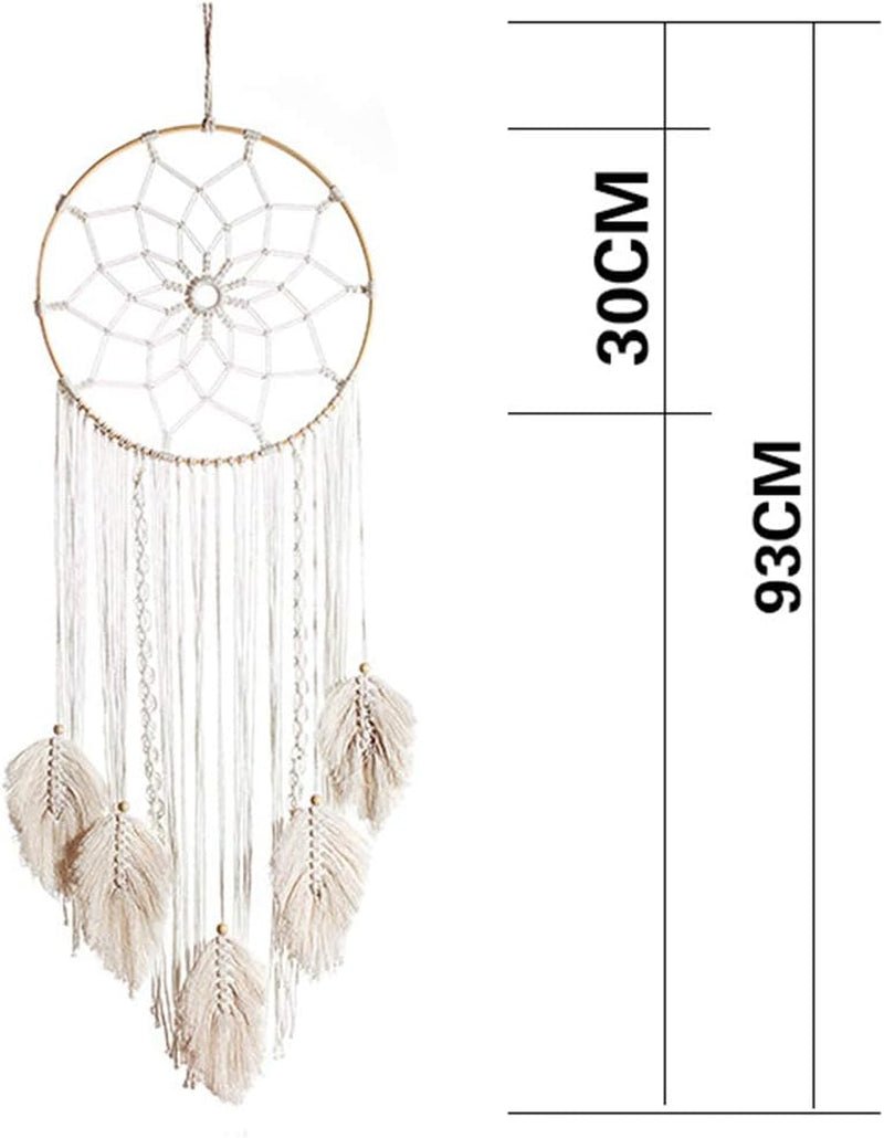 Tapiserie deco lapač snů tkaná bílá nástěnná dekorace Home - Doplňky a dekorace Naty Shop