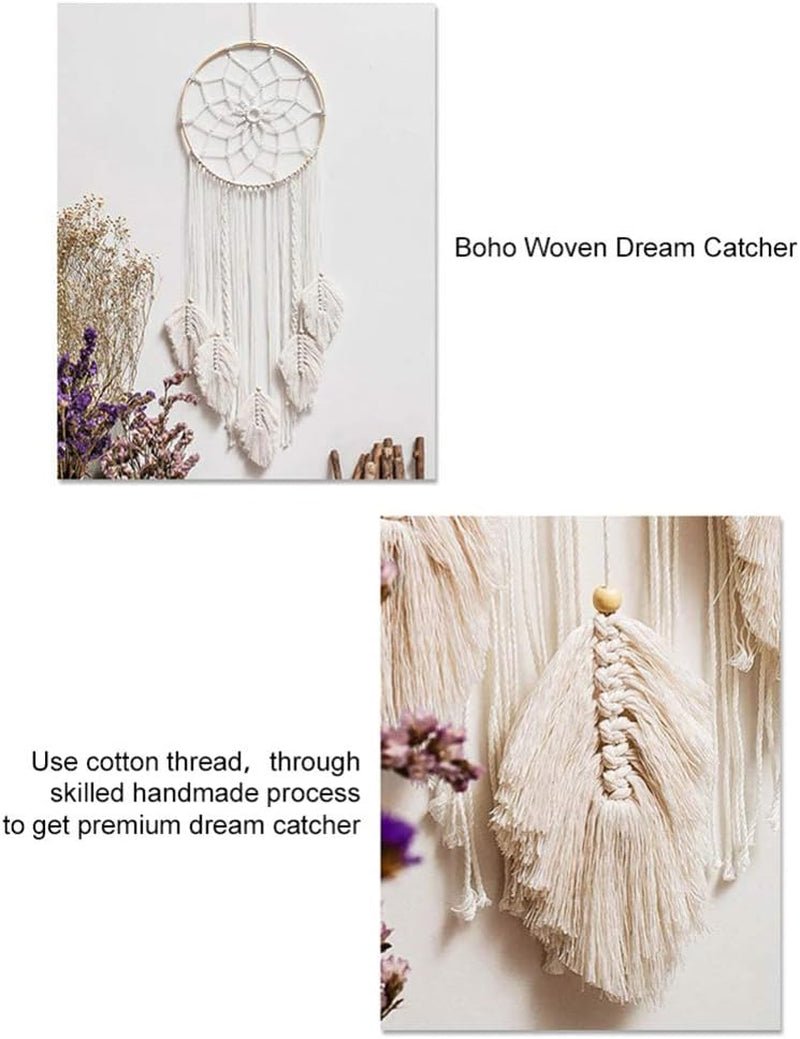 Tapiserie deco lapač snů tkaná bílá nástěnná dekorace Home - Doplňky a dekorace Naty Shop