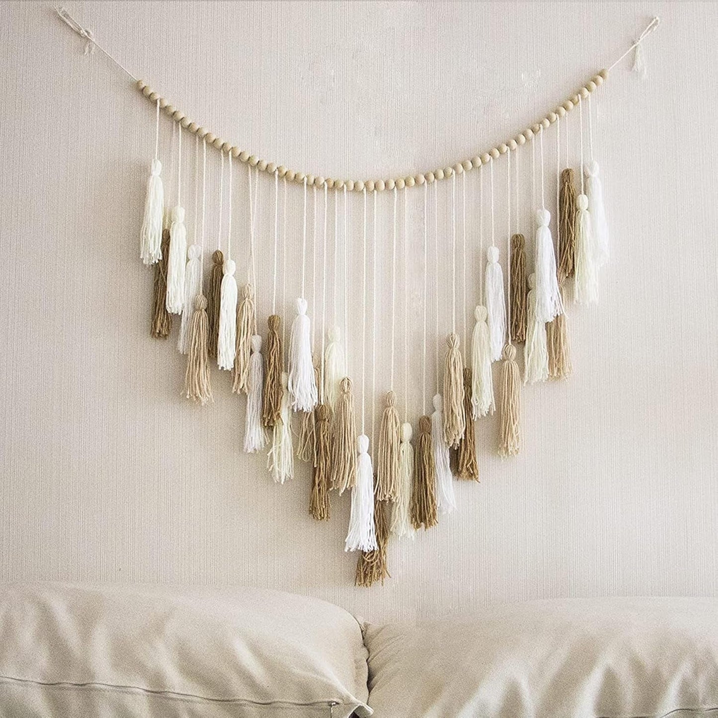 Tapiserie deco závěsné tkané pastevecké dřevěné korálky Home - Doplňky a dekorace Naty Shop
