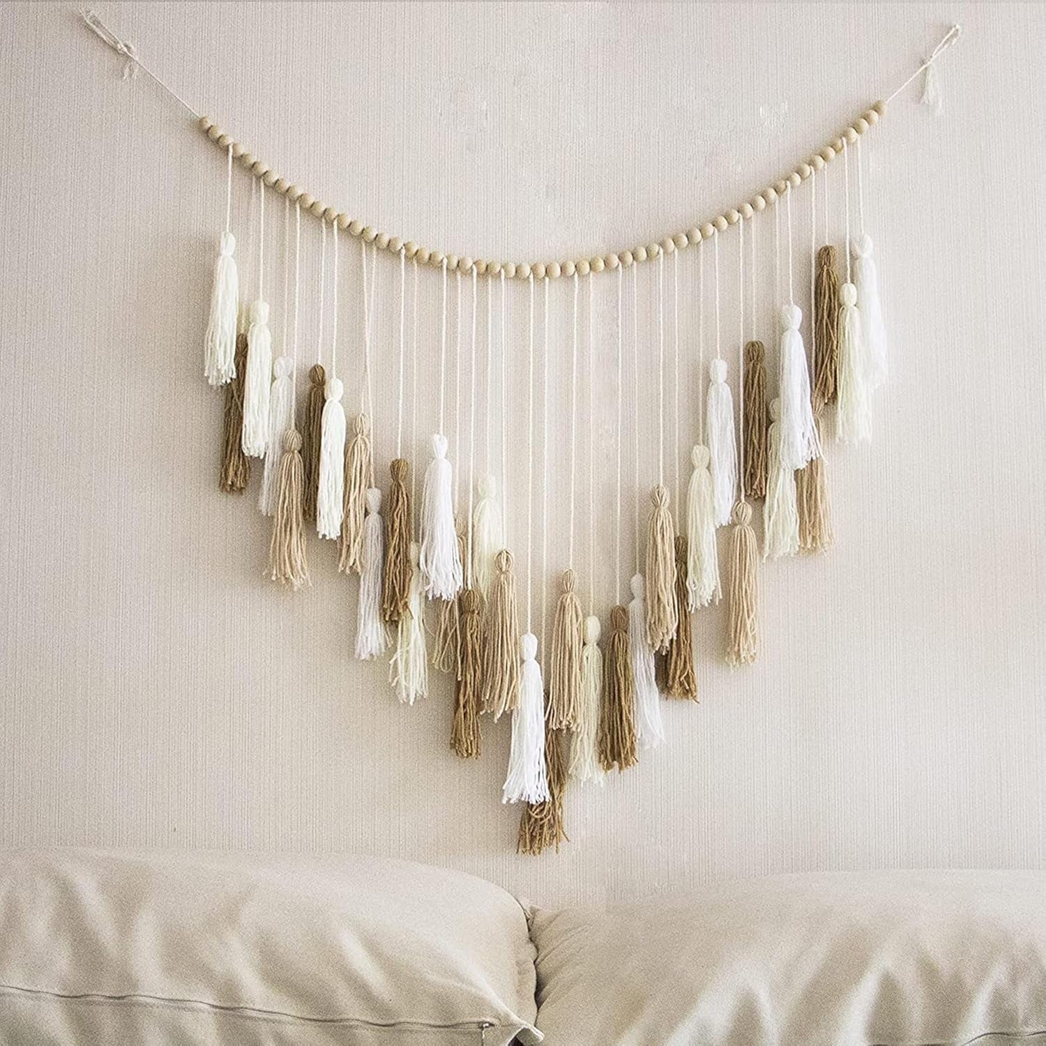 Tapiserie deco závěsné tkané pastevecké dřevěné korálky Home - Doplňky a dekorace Naty Shop