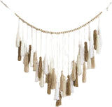 Tapiserie deco závěsné tkané pastevecké dřevěné korálky Home - Doplňky a dekorace Naty Shop Khaki