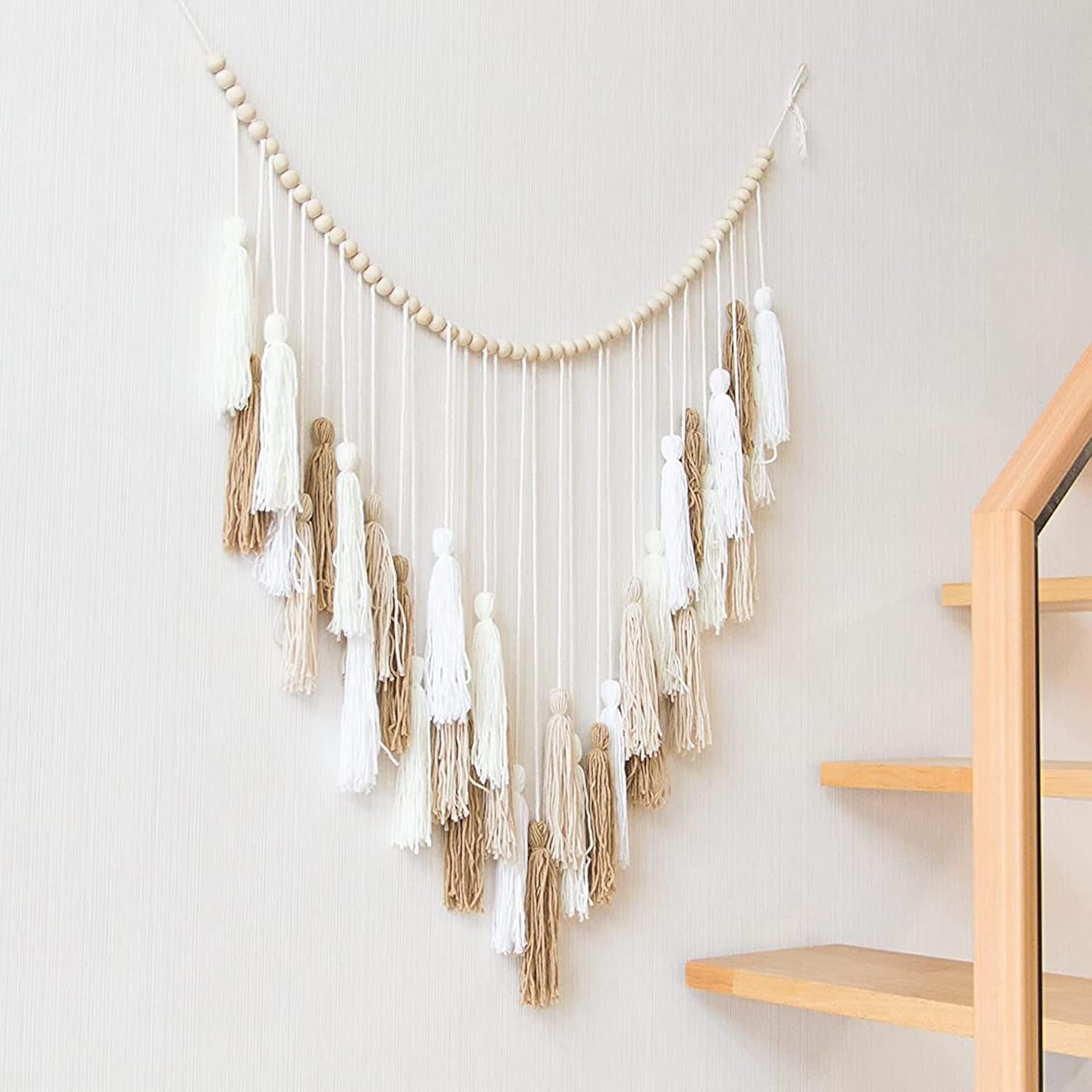 Tapiserie deco závěsné tkané pastevecké dřevěné korálky Home - Doplňky a dekorace Naty Shop