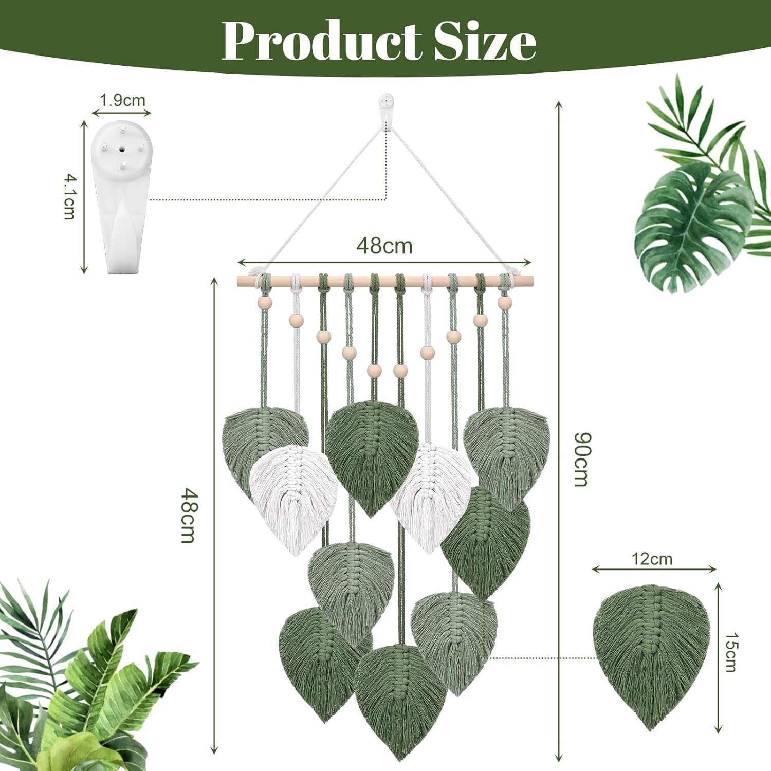 Zelená dekorace gobelín do dětského pokoje Home - Doplňky a dekorace Naty Shop