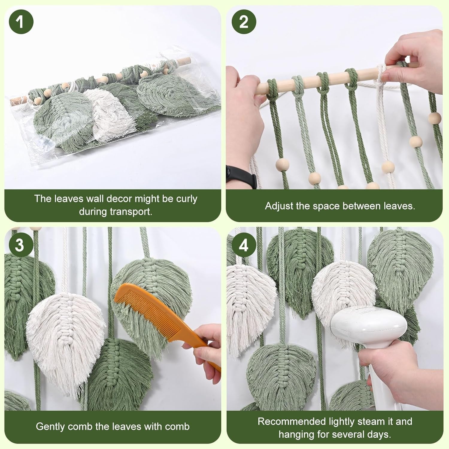Zelená dekorace gobelín do dětského pokoje Home - Doplňky a dekorace Naty Shop